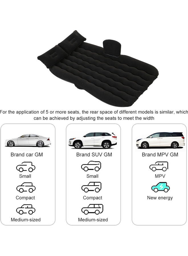 فراش قابل للنفخ للسفر مع وسادتين هوائيتين، للسيارة - Image 4