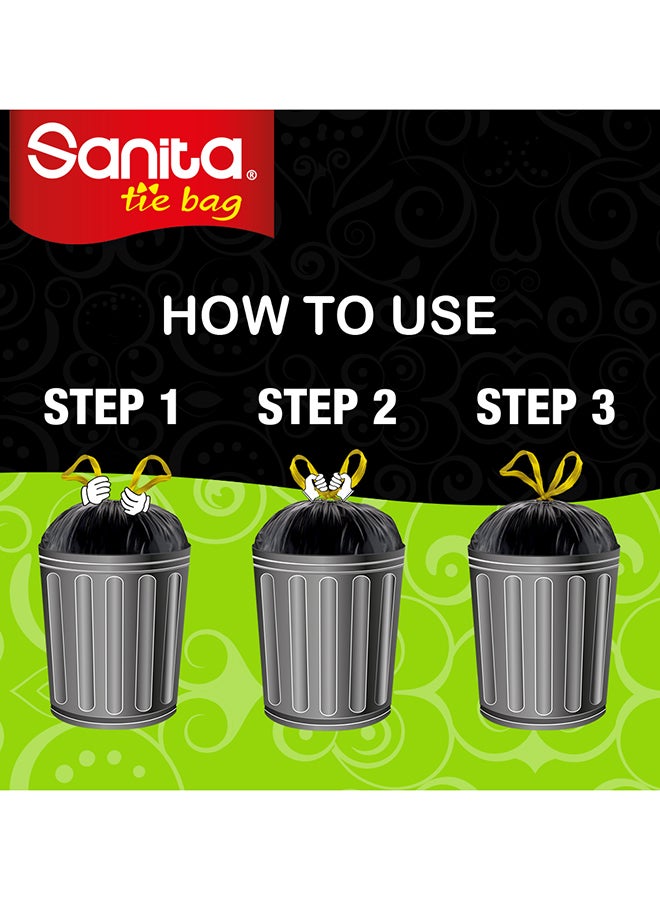 Sanita - Oxo Tie Biodegradable 13 Bags Black - Image 1