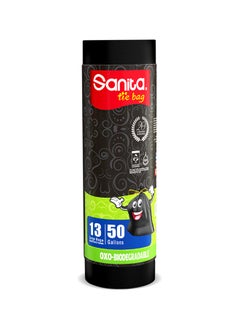 Sanita Oxo Biodegradable 13 Bags Black  - Image 1