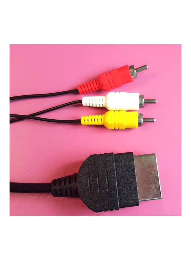 Generic - 1.8m Audio Video Composite AV Cable 3 RCA Home TV Wire Cord for Xbox Console - Image 1