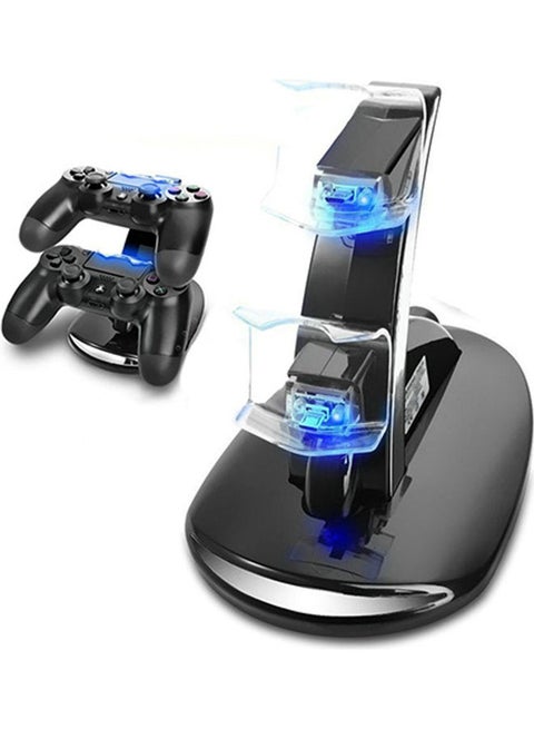 Fast Charger Dock Dual USB Charging Stand for Sony PlayStation PS4 Controller - wireless