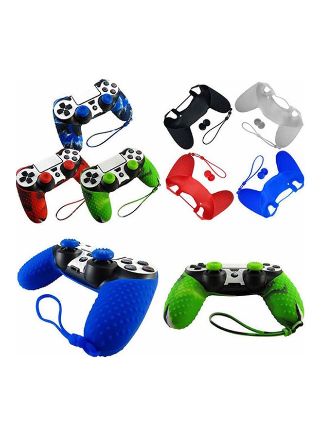 Silicone Protective Skin Cover Case for PlayStation (PS4) Controller Gamepad Joystick