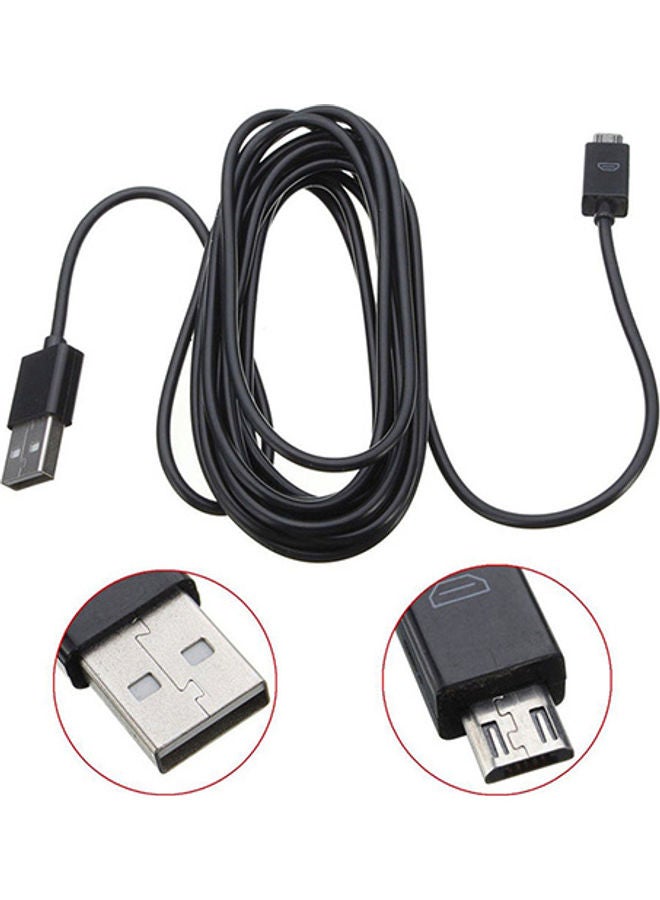 3m Micro USB Charging Cable Wire Cord for Sony PlayStation 4 PS4 Controller - Image 2