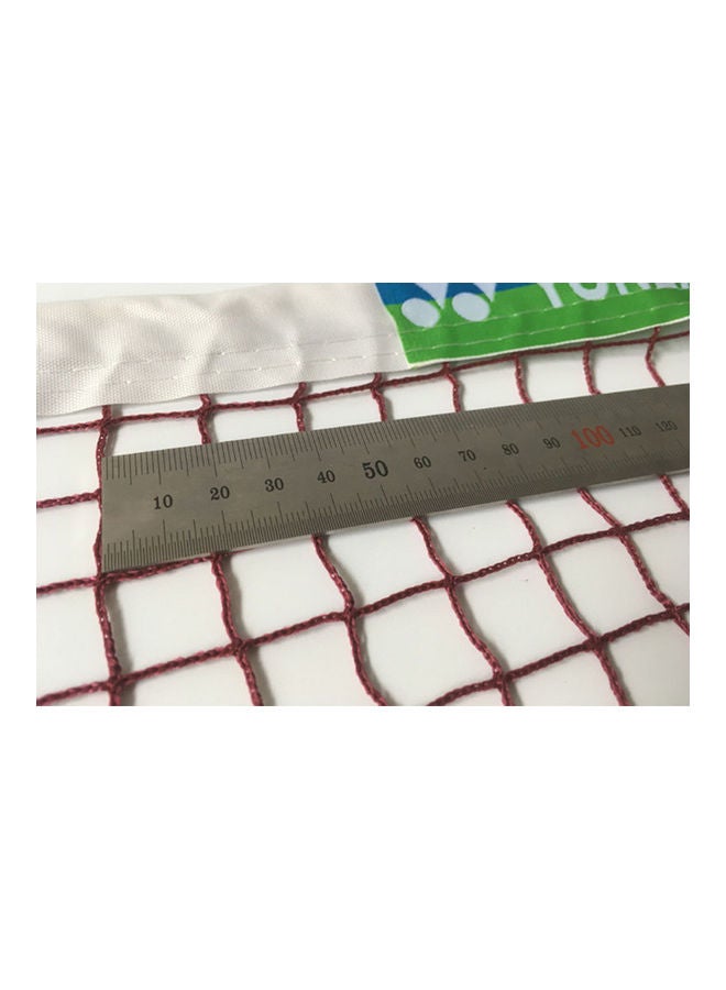 شبكة متينة للعبة كرة الطائرة أو تنس الريشة محمولة ومصنوعة من قماش الكانفاس والبولي بروبيلين ومناسبة للأماكن الداخلية بطول 6.1 متر × 0.76 متر 31*31*31سم - Image 2