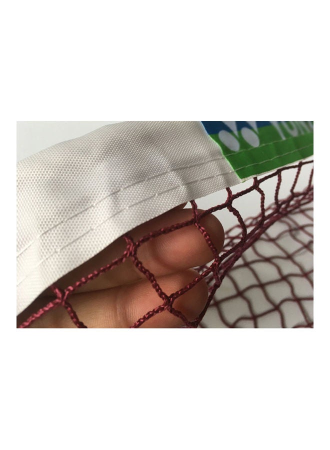 شبكة متينة للعبة كرة الطائرة أو تنس الريشة محمولة ومصنوعة من قماش الكانفاس والبولي بروبيلين ومناسبة للأماكن الداخلية بطول 6.1 متر × 0.76 متر 31*31*31سم - Image 4