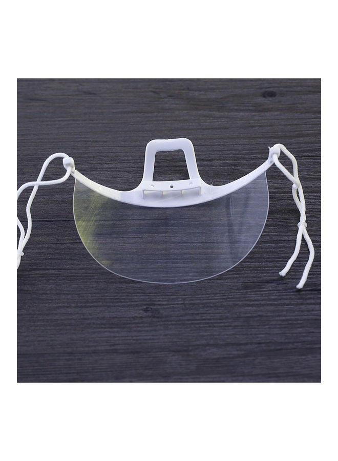 Generic - Transparent Face Mask Special Anti-fog Spray Saliva Chef Spit Plastic Kitchen Restaurant Anti-bacteria Mask 17*17*17cm - Image 1