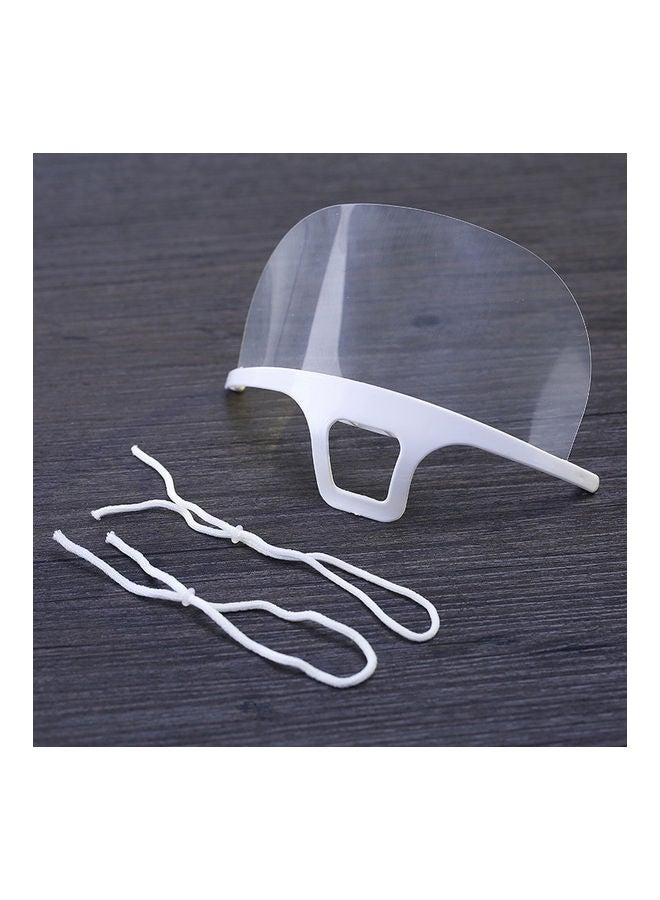 Generic - Transparent Face Mask Special Anti-fog Spray Saliva Chef Spit Plastic Kitchen Restaurant Anti-bacteria Mask 17*17*17cm - Image 1