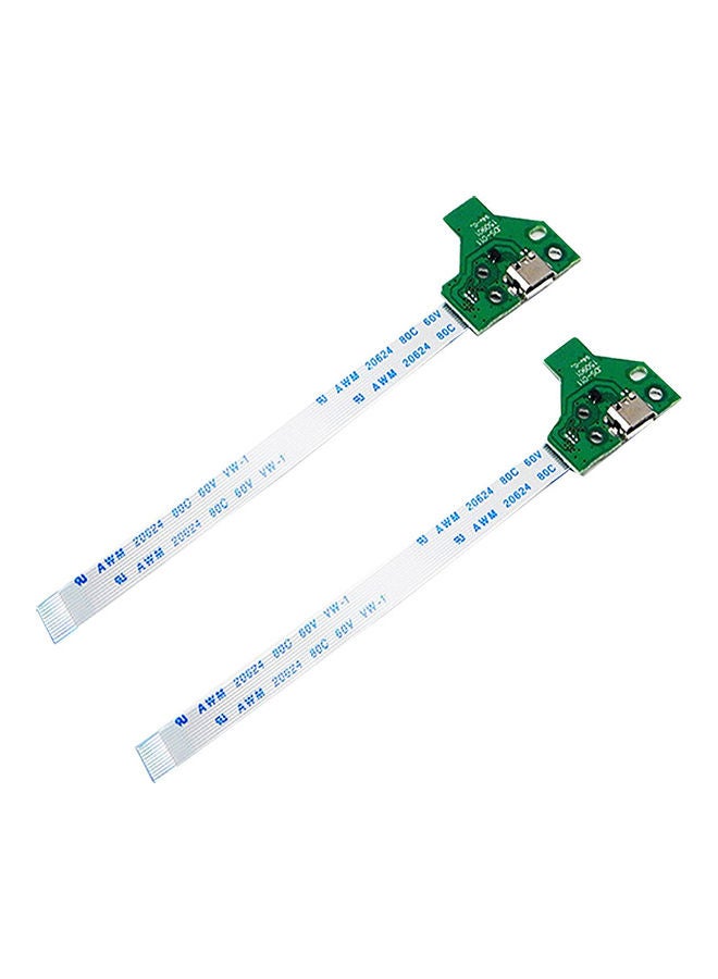 2Pcs USB Charging Port Socket Board Replacement for JDS-011 Sony PS4 Controller - Image 2