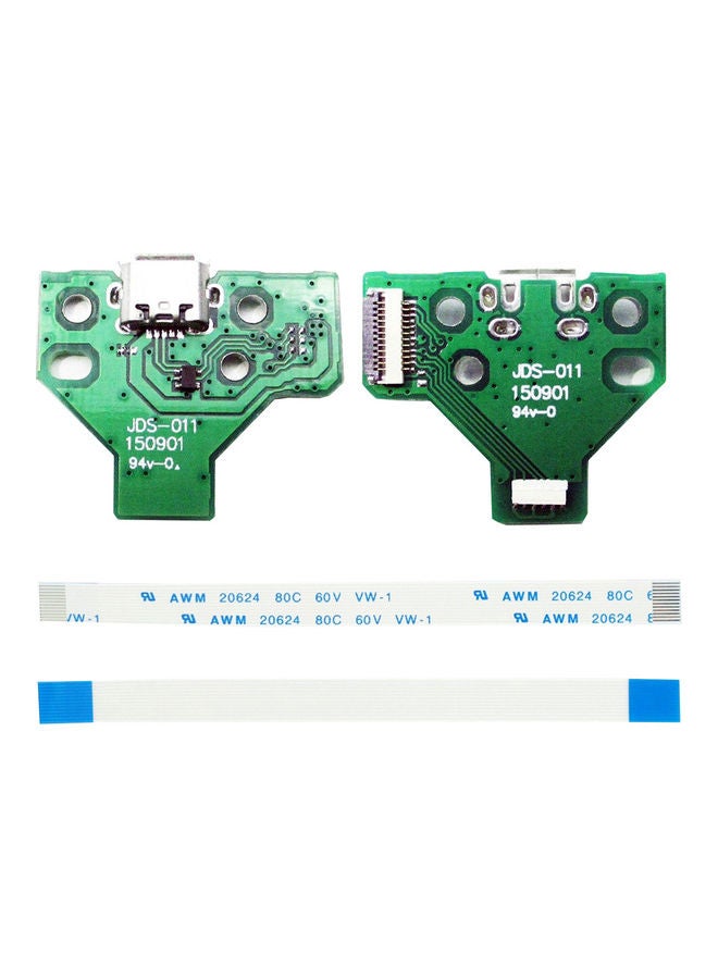 2Pcs USB Charging Port Socket Board Replacement for JDS-011 Sony PS4 Controller - Image 1