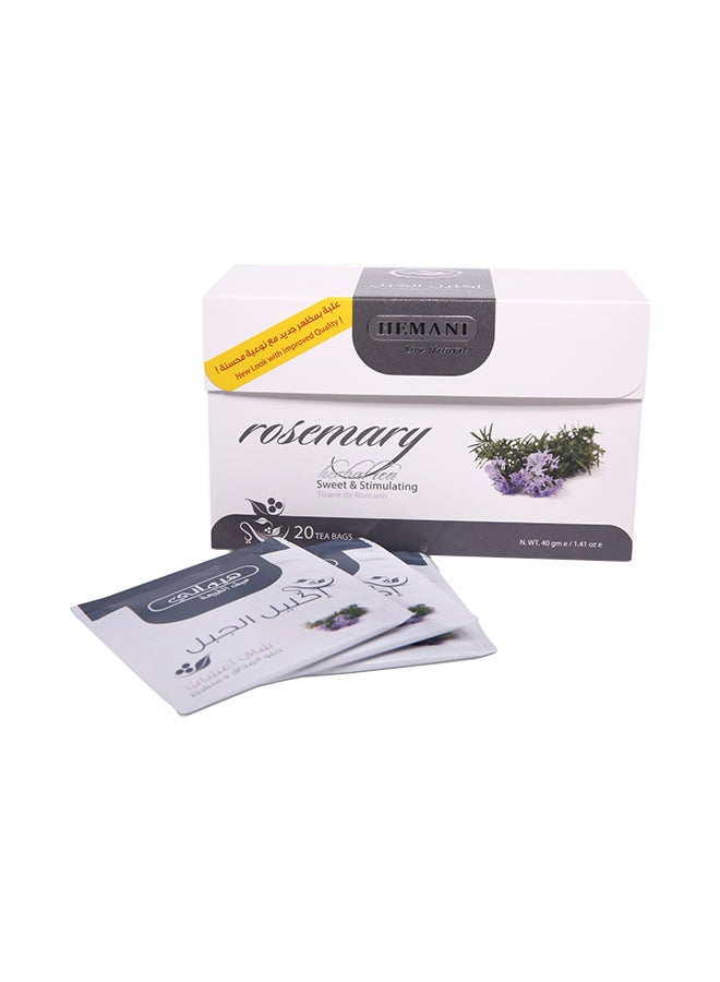 HEMANI Rosemary Herbal Tea 20 Bags 40grams  - Image 1