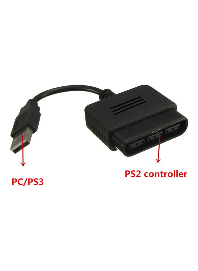 Generic - USB Adapter Converter Cable for Gaming Controller PS2 to PS3 PC Video Game- wireless - Image 1