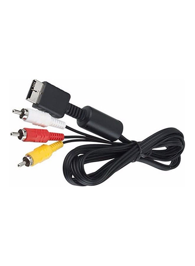 Generic - Audio Video AV Cable Wire to 3 RCA TV Lead for Sony PlayStation PS 1/2/3 System - Image 1