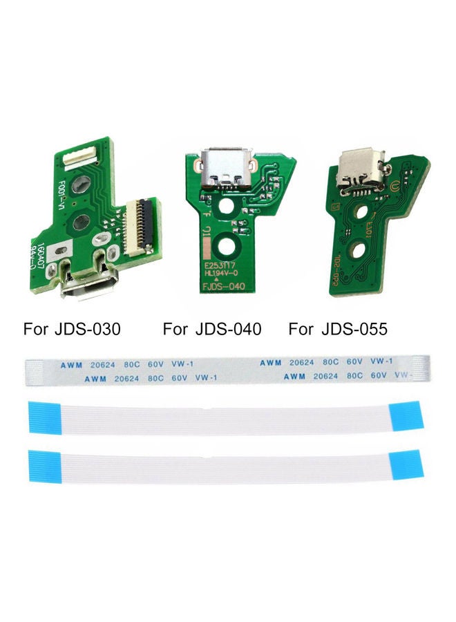 Generic - 12 Pin USB Charging Port Socket Board JDS-040 For PS4 Controller - Image 1