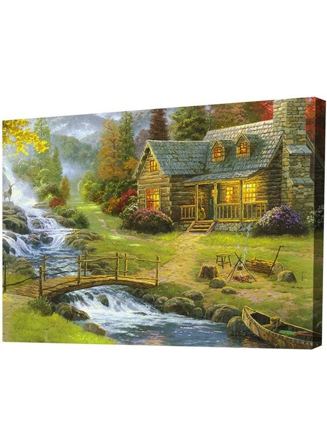 Art Design Framed Vinyl Tableau Multicolor 100x70cm