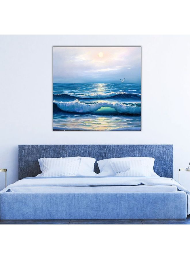 Landscape & Nature Design Framed Vinyl Tableau Multicolor 80x80cm