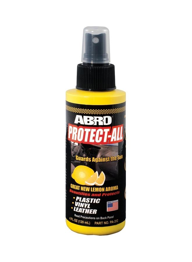 Abro Protect All Dashboard Cleaner Spray With Lemon Scent 