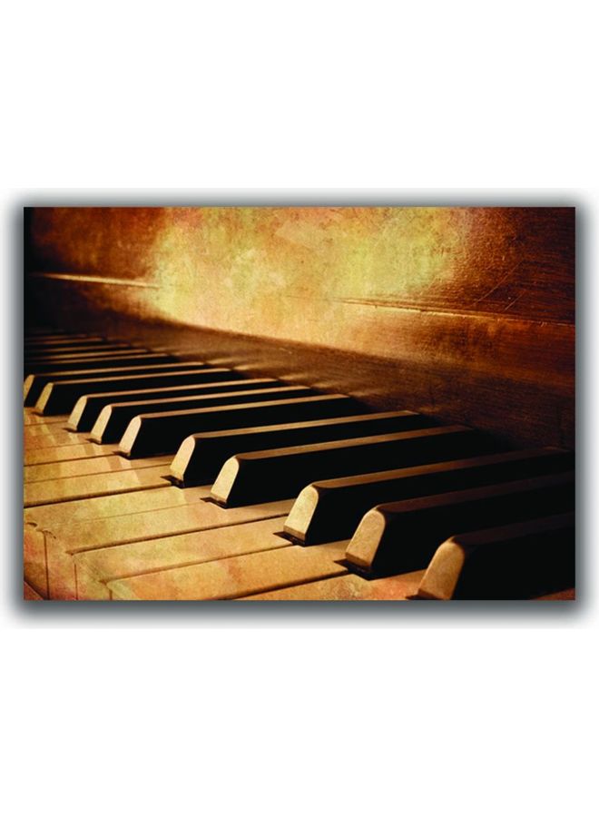 Fast Print Music Design Framed Vinyl Tableau Multicolor 70x100cm 