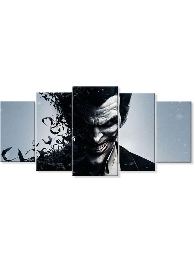 Contemporary Design Framed Vinyl Tableau Multicolor 100x45cm