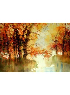Landscape & Nature Design Framed Vinyl Tableau Multicolor 50x50cm