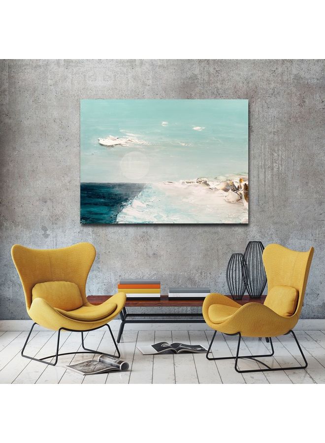 Contemporary Design Framed Vinyl Tableau Multicolor 50x70cm
