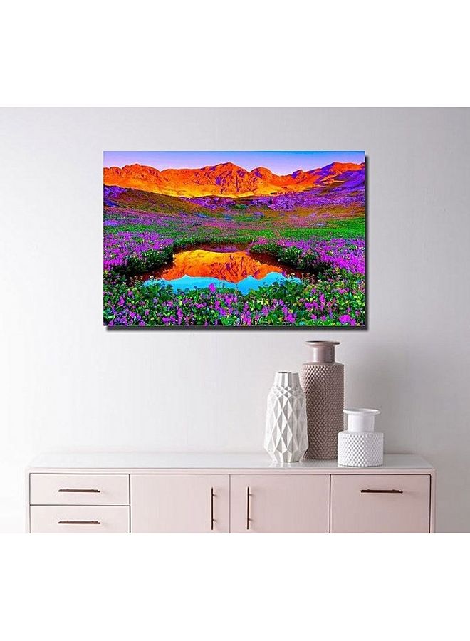 Landscape & Nature Design Framed Vinyl Tableau Multicolor 45x30cm