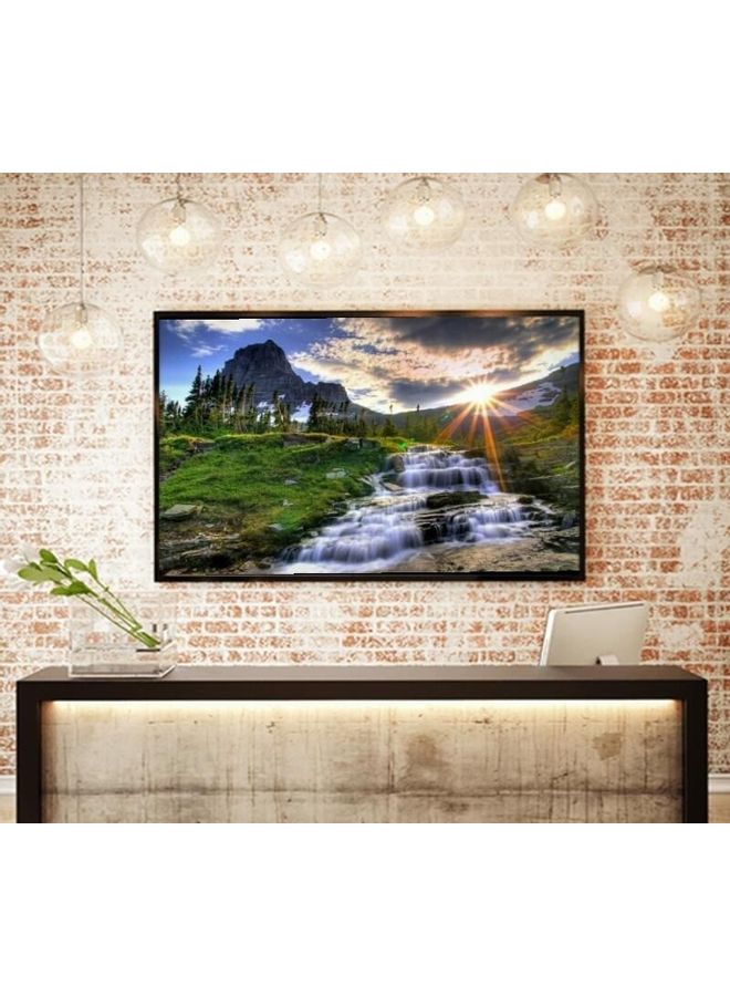 Fast Print Contemporary Design Framed Vinyl Tableau Multicolor 40x30cm