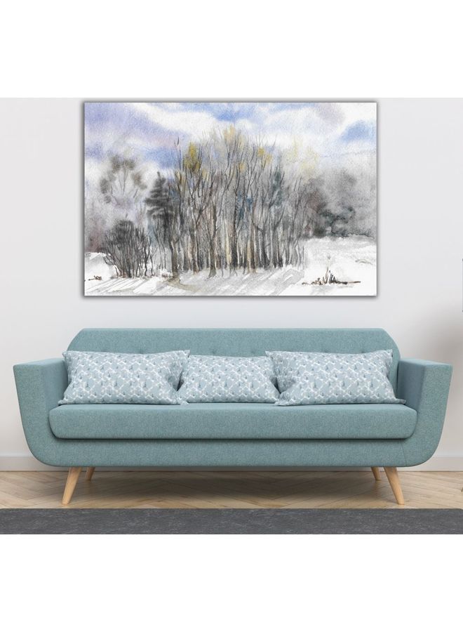 Fast Print - Landscape & Nature Design Framed Vinyl Tableau Multicolor 100x150cm - Image 1