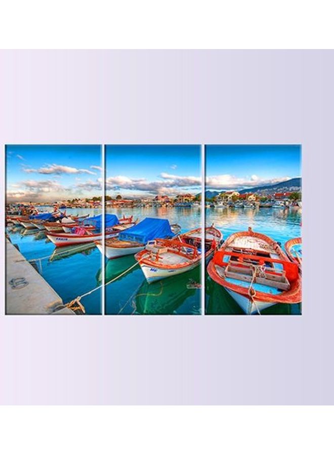 Fast Print Places Design Framed Vinyl Tableau Multicolor 70x120cm 