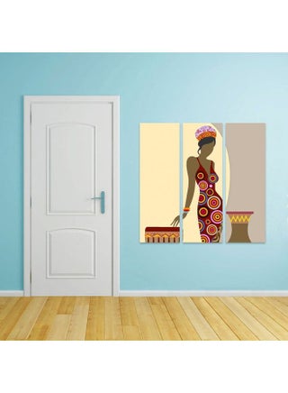 People Design Framed Vinyl Tableau Multicolor 30x90cm - v1604254434/N41718778A_1