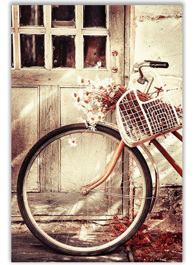 Fast Print Modern Design Framed Vinyl Tableau Multicolor 60x40cm