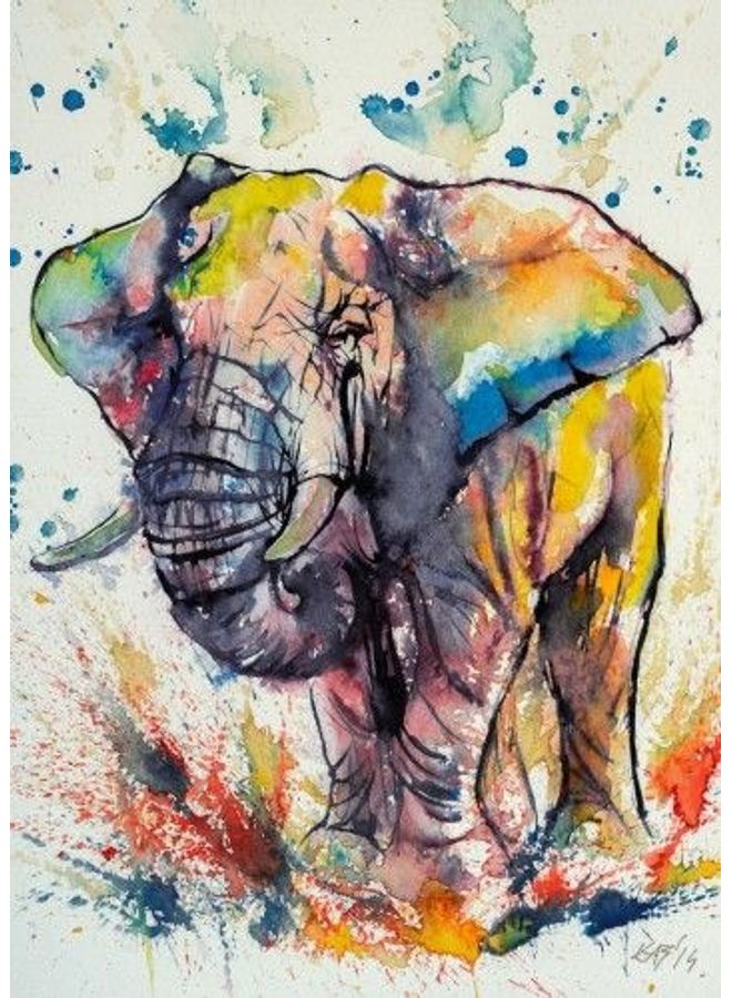 فاست برينت لوحة من الفينيل بتصميم صور شخصيات متعدد الألوان 60x100سم