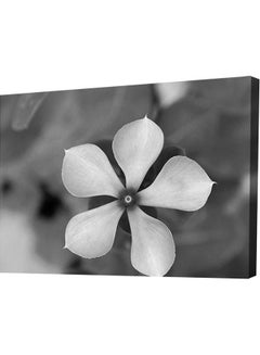 Fast Print Floral Design Framed Vinyl Tableau Multicolor 100x70cm 