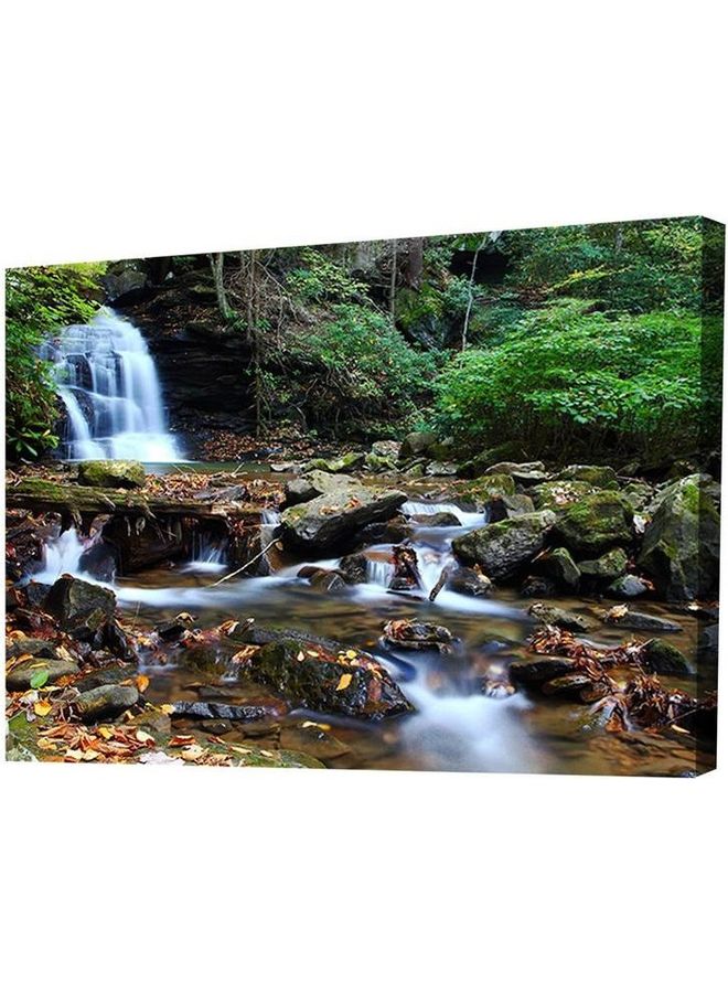 Fast Print - Landscape & Nature Design Framed Vinyl Tableau Multicolor 100x70cm - Image 1