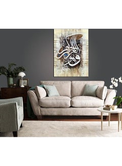 Fast Print Religion Design Framed Vinyl Tableau Multicolor 100x70cm 