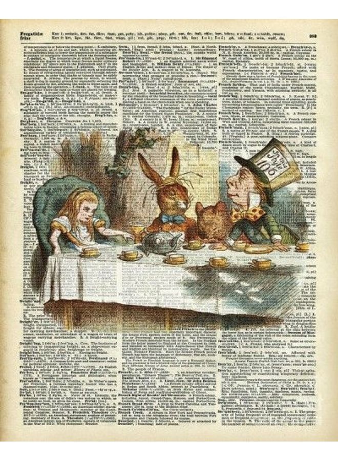 Characters Design Framed Vinyl Tableau Multicolor 50x90cm