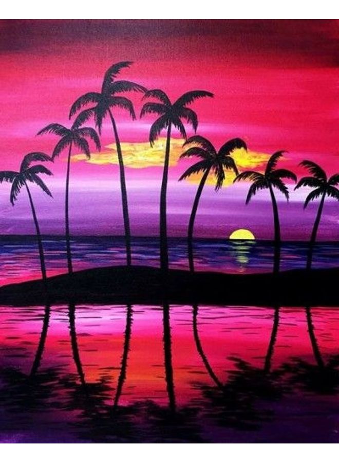 Fast Print Characters Design Framed Vinyl Tableau Multicolor 60x100cm