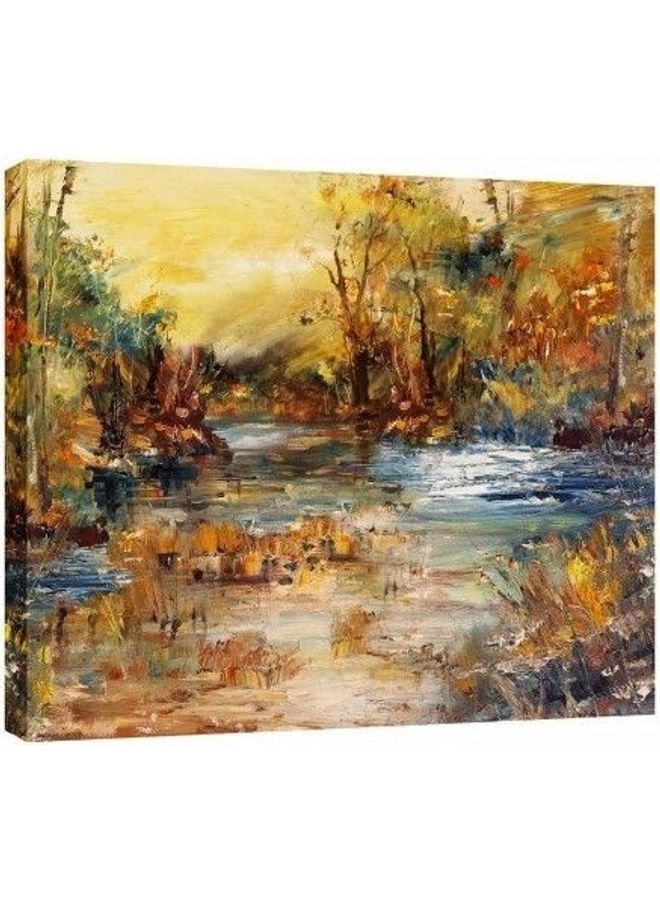 Fast Print Modern Design Framed Vinyl Tableau Multicolor 60x60cm 