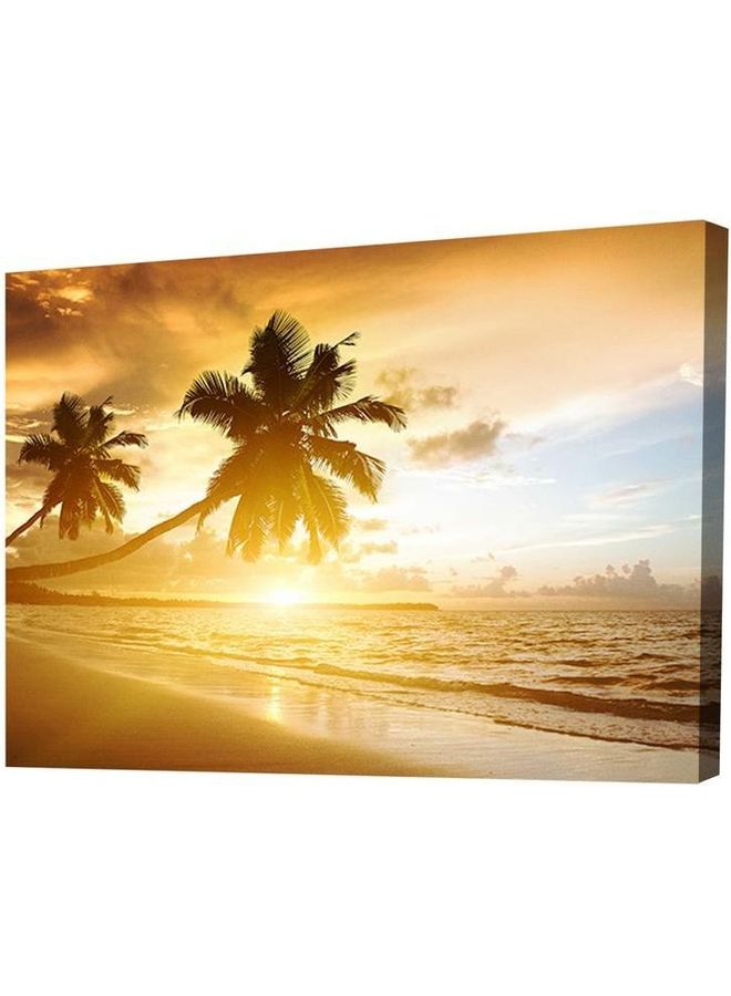 Landscape & Nature Design Framed Vinyl Tableau Multicolor 100x70cm