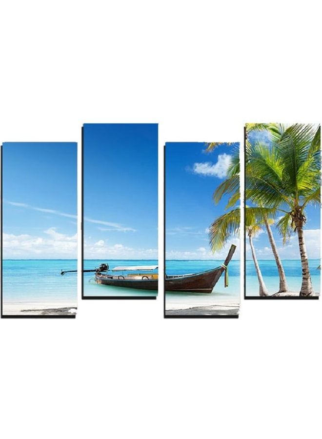 Fast Print Landscape & Nature Design Framed Vinyl Tableau Multicolor 120x80cm