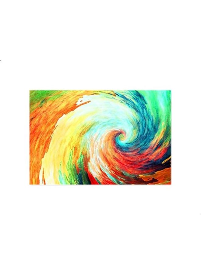 Abstract Design Framed Vinyl Tableau Multicolor 45x30cm