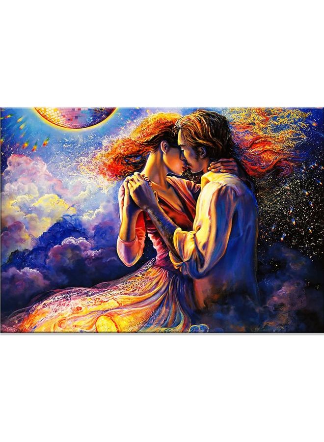Romanticism Design Framed Vinyl Tableau Multicolor 75x100cm