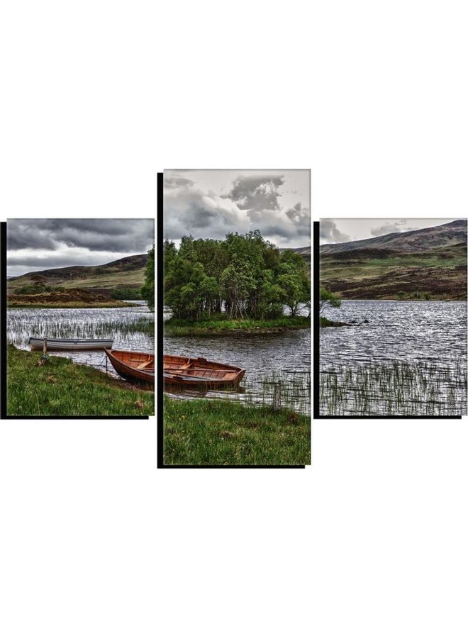 Landscape & Nature Design Framed Vinyl Tableau Multicolor 90x60cm