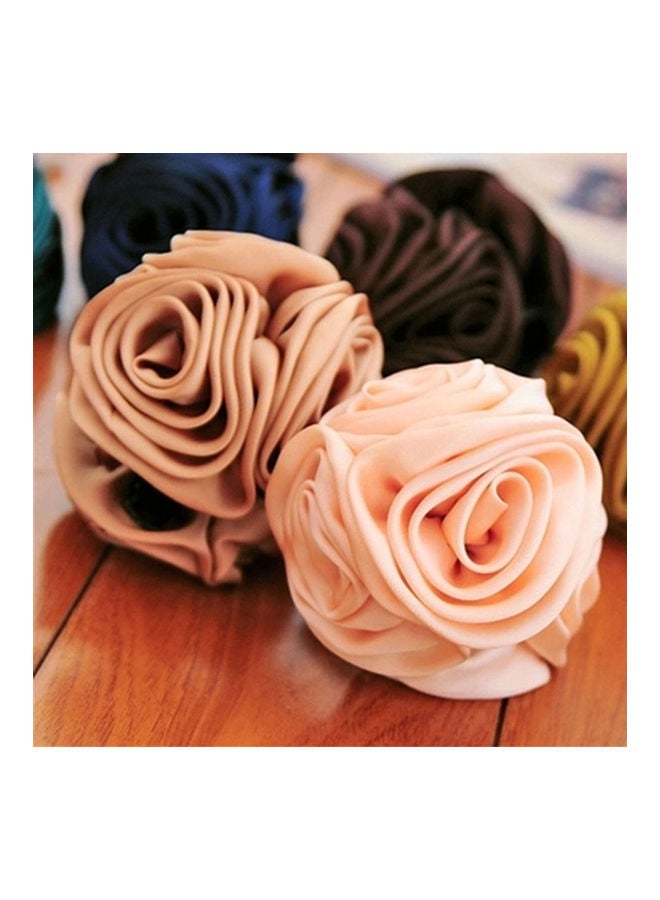 Rose Flower Hair Claws Clip Red Wine - Image 4