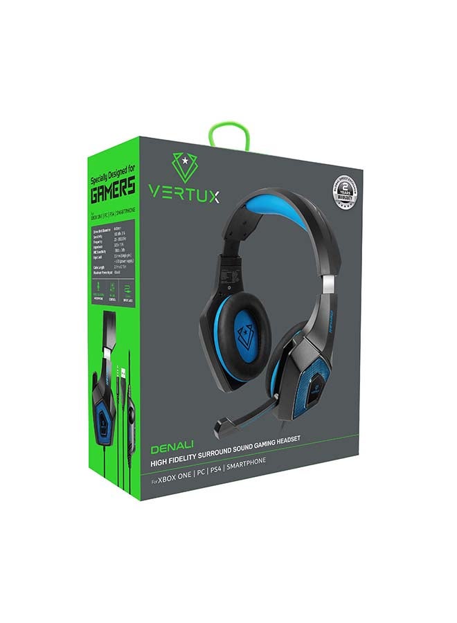 فيرتوكس سماعة رأس دينالي للألعاب بصوت محيطي عالي الدقة لأجهزة بلايستيشن 4/ بلايستيشن 5/ إكس بوكس ون/ إكس بوكس سيريس إكس/ نينتندو سويتش/ جهاز الكمبيوتر - Image 4
