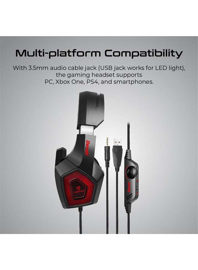 VERTUX Denali High Fidelity Surround Sound Gaming HeadsetFor PS4/PS5/XOne/XSeries/NSwitch/PC - Image 2