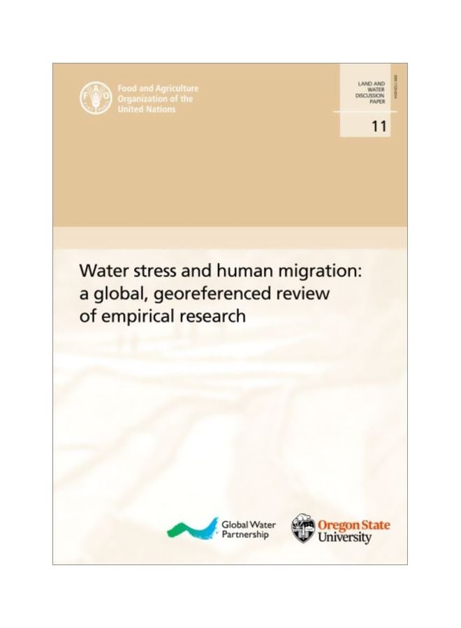 Water Stress And Human Migration: A Global, Georeferenced Review Of Empirical Research paperback english - 01 Jun 2019 