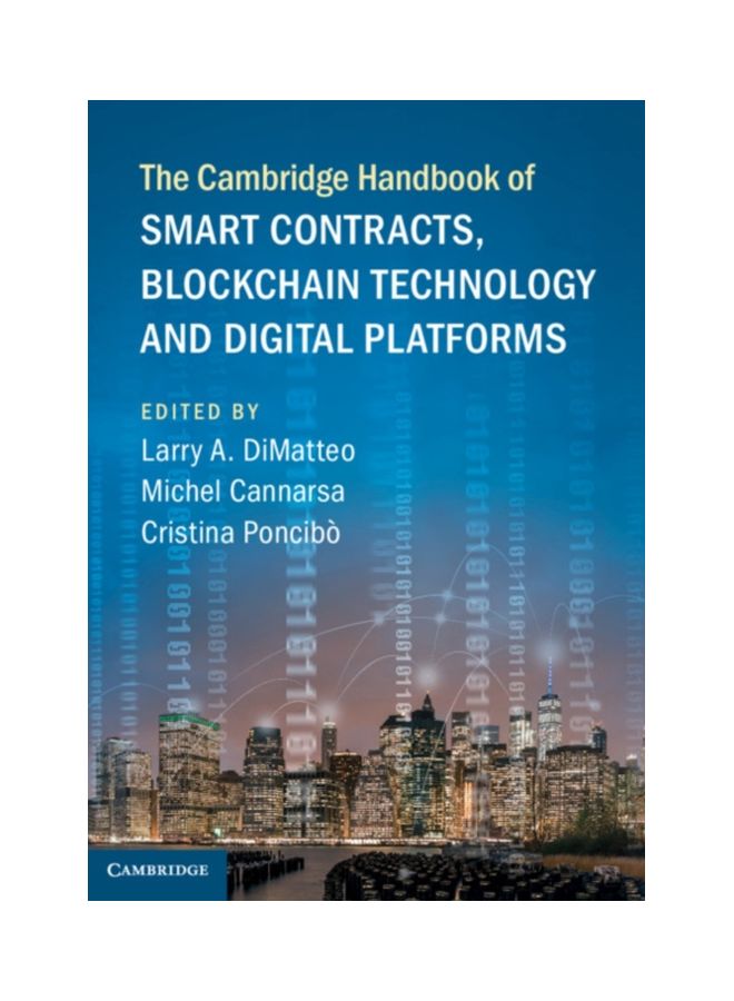 The Cambridge Handbook Of Smart Contracts, Blockchain Technology And Digital Platforms hardcover english - 31 Oct 2019 