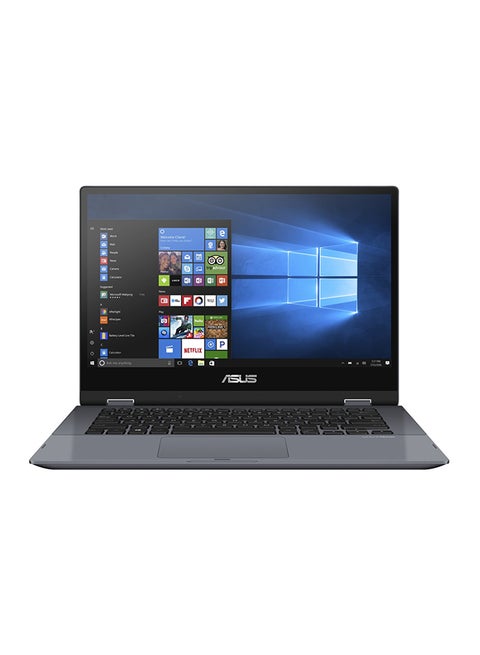 VivoBook Flip 14 TP412FA-OS31T Laptop With 14-Inch Display, Core i3 Processer/8GB RAM/256 GB SSD/Intel UHD Graphics 620 Grey
