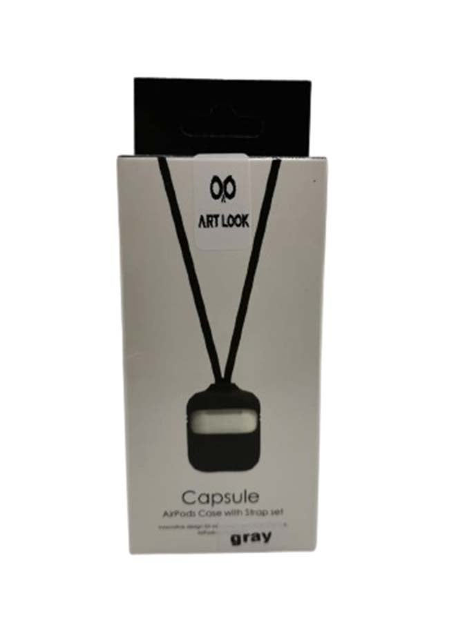 ARTLOOK - Silicone Protective Case Cover For Apple AirPods Grey - Image 1