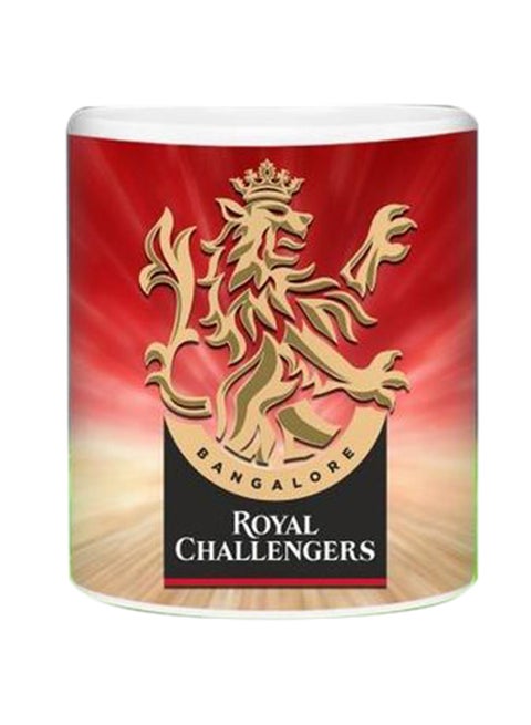 IPL Royal Challengers Bangalore Printed Coffee Mug Multicolour